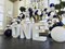 Blue Silver Balloons Garland Kit, 120 pcs Navy Blue and Silver Confetti White Balloons Arch for Graduation, Birthday Party, Wedding DIY Decoration